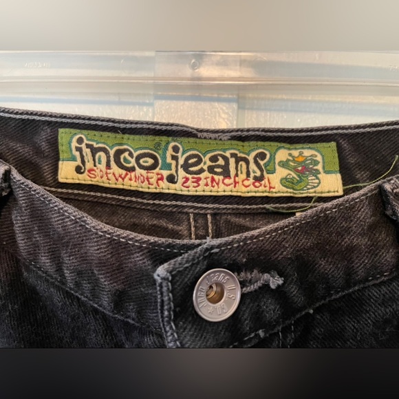 JNCO jeans, vintage “Sidewinder”, black, size 33W 30L - Picture 6 of 10